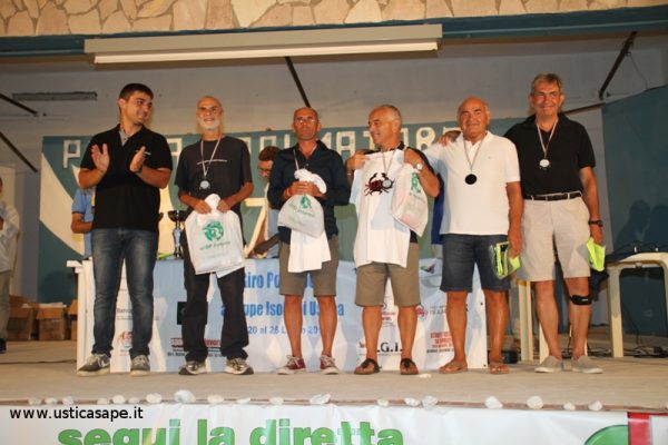 Premiazione vincitori 4° Giro podistico Isola di Ustica 25 luglio