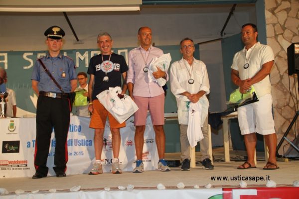 Premiazione vincitori 4° Giro podistico Isola di Ustica 25 luglio
