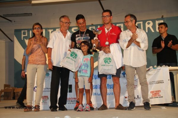 Premiazione vincitori 4° Giro podistico Isola di Ustica 