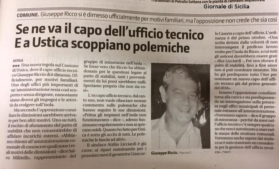 articolo giornale   sicilia RICCIO2b