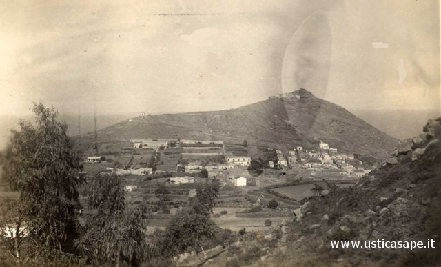  Vecchia foto panoramica di Ustica