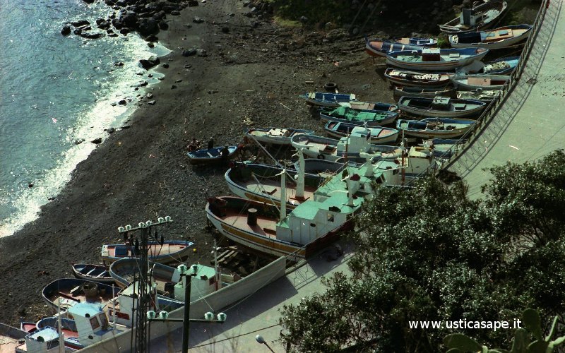 Ustica,   marineria anni sessanta